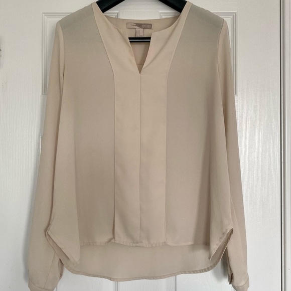 Forever 21 | Long Sleeve Sheer Chiffon Blouse - Picture 2 of 14